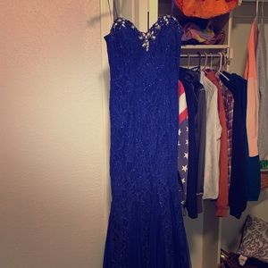 Blue formal dress
